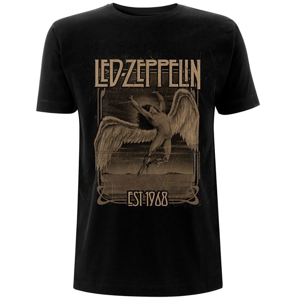 【廃番ラスト販売/特別価格】LED ZEPPELIN レッドツェッペリン (公式 映画公開 記念 ) - FADED FALLING / Tシャツ / メンズ - PGS
